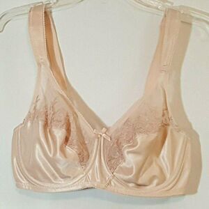 NEW Aviana Bra Sz 36D Style 2456 Full Figure Underwire Pink Lace